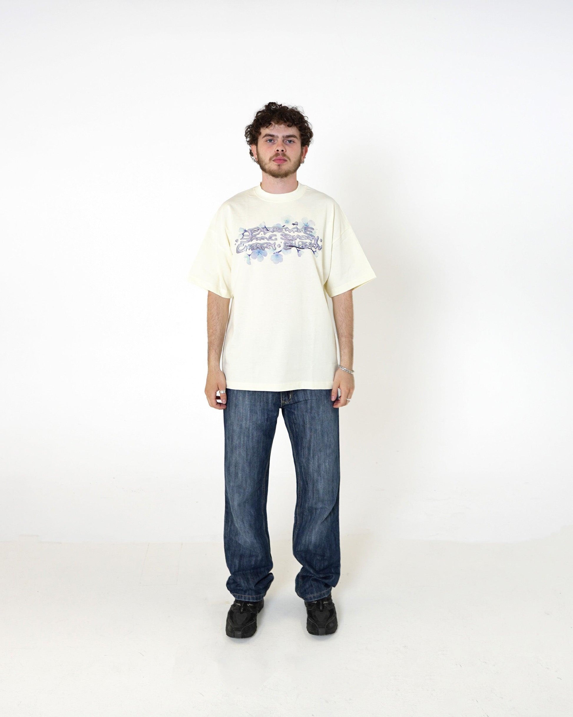 Cherry Blossom Tee Cream White - Expremize